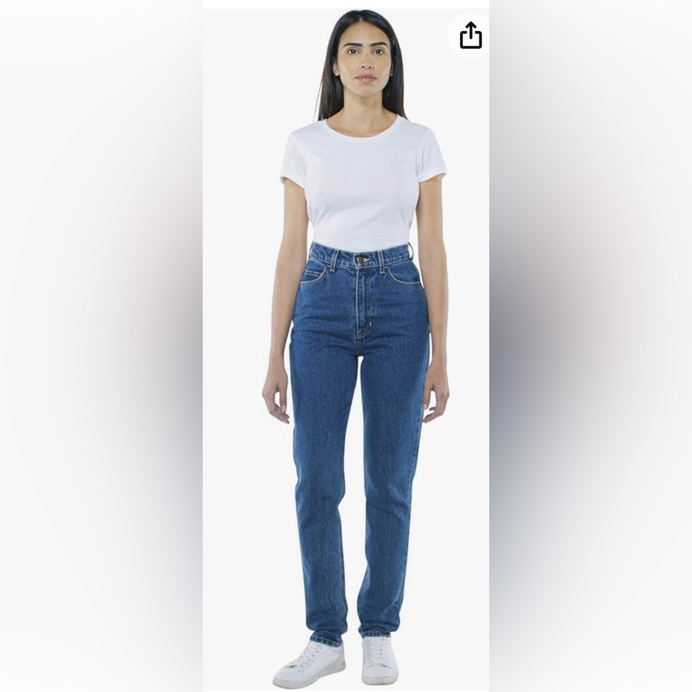 American Apparel High Waisted Jeans